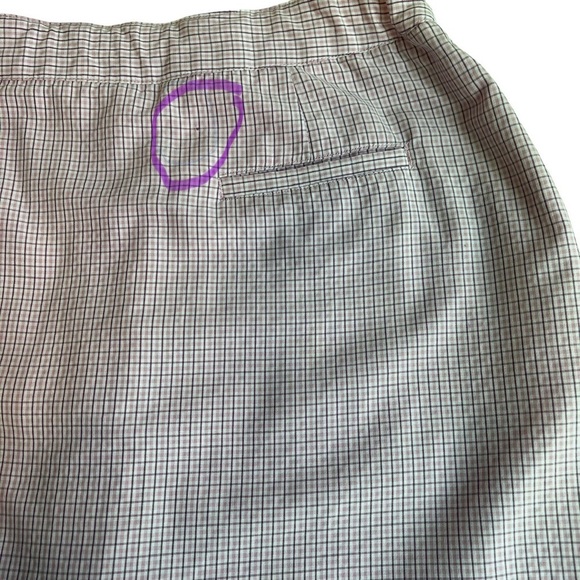 Greg Norman Skort Play Dry Moisture Wicking Pink Gingham Size 10 - Picture 12 of 13
